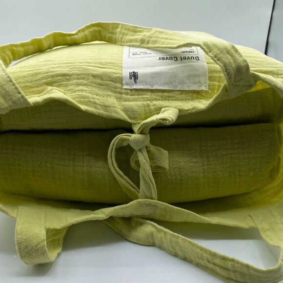 Urban Outfitters UO Home Duvet Cover 96"x104" King Mint Green 100% Cotton NWOT - Picture 11 of 11